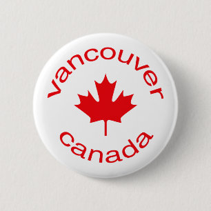 Badge Rond 5 Cm Vancouver Canada