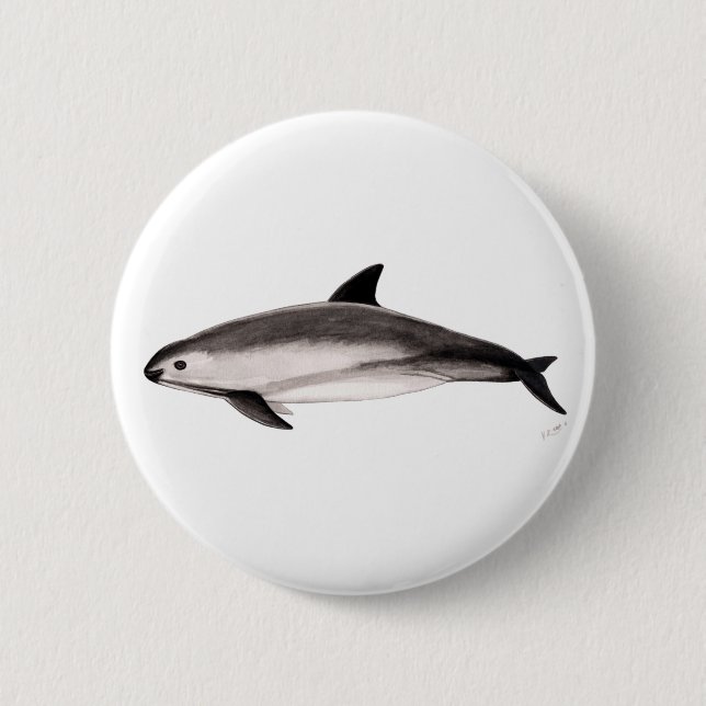 Badge Rond 5 Cm Vaquita (Devant)