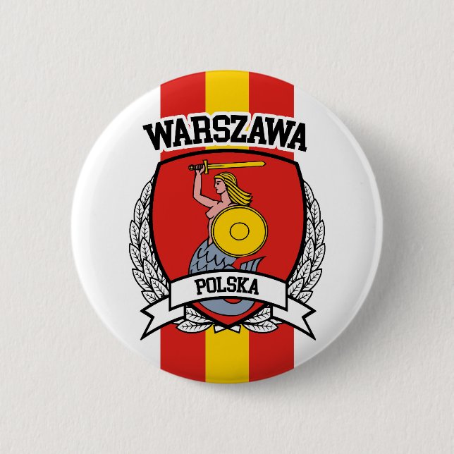 Badge Rond 5 Cm Varsovie (Devant)