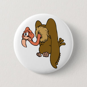 Badge Rond 5 Cm Vautour de Veema