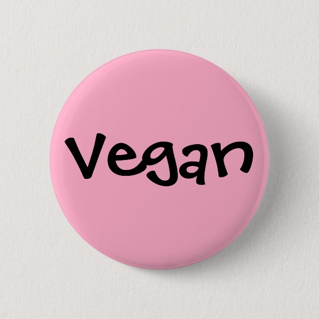 Badge Rond 5 Cm Végane (Devant)