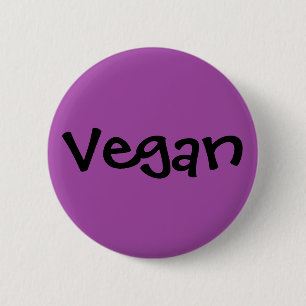 Badge Rond 5 Cm Végane