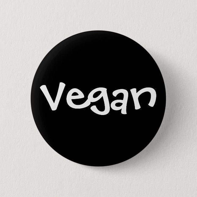Badge Rond 5 Cm Végane (Devant)