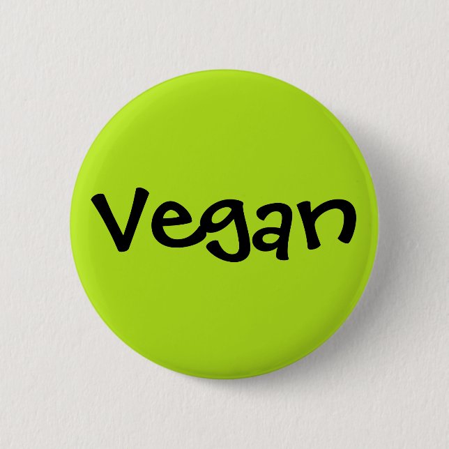 Badge Rond 5 Cm Végane (Devant)