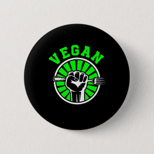 Badge Rond 5 Cm Véganisme végétarien Végétarien Animaux Libération