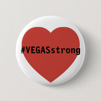 Badge Rond 5 Cm #vegasSTRONG Hommage  | Prières Pour Las Vegas