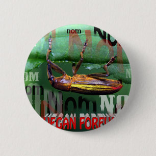 Badge Rond 5 Cm végétalien pour toujours