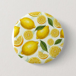 Badge Rond 5 Cm Veggie citron