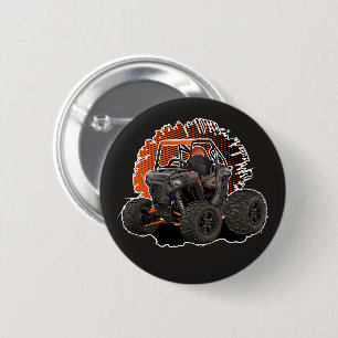 Badge Rond 5 Cm Véhicule tout-terrain UTV de dessin animé