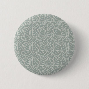 Badge Rond 5 Cm Veines Botaniques Minimalistes