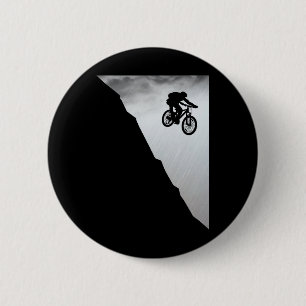 Badge Rond 5 Cm Vélo de Montagne Descente Vintage Mtb VTT Descente