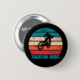 Badge Rond 5 Cm Vélo de montagne Vintage Mtb Downhill