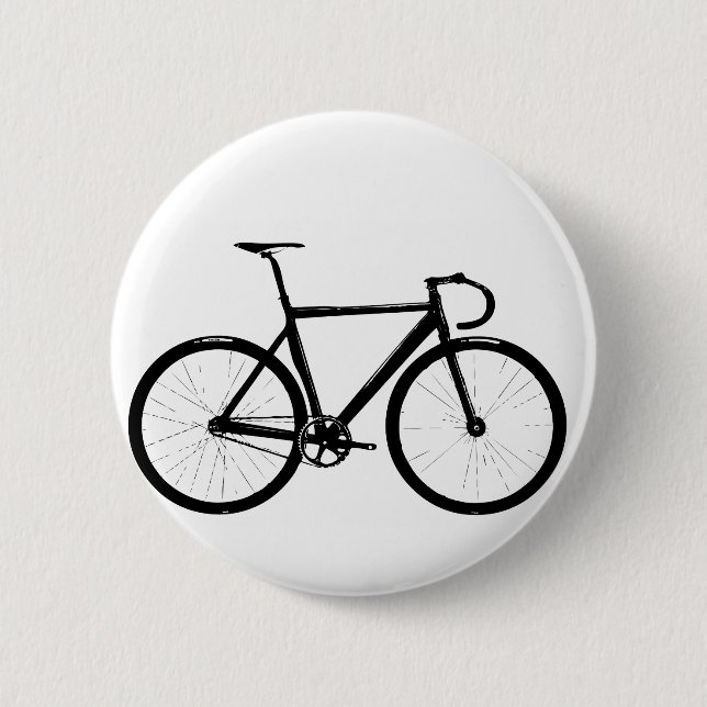 Badge Rond 5 Cm Vélo de voie (Devant)