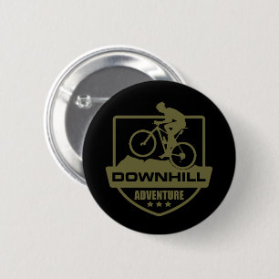 Badge Rond 5 Cm vélo tout terrain montagne
