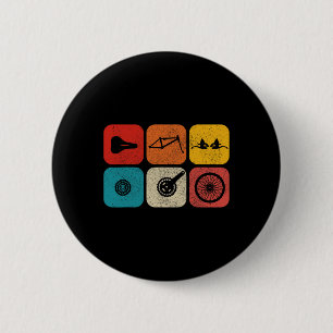 Badge Rond 5 Cm Vélo VTT Cyclisme