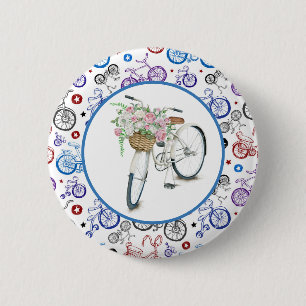Badge Rond 5 Cm Vélos