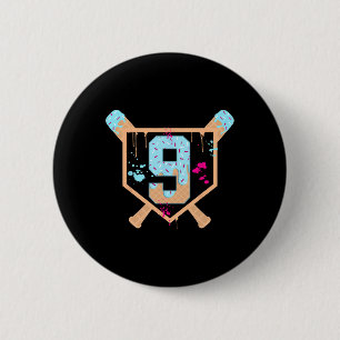 Badge Rond 5 Cm Vendre 9 Ans Crème de glace Driam 9e Anniversaire 