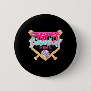 Badge Rond 5 Cm Vendre maman Drip Glace Cream Vendre maman Fête de