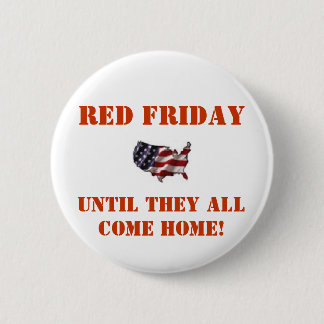 Badge Rond 5 Cm Vendredi rouge - rouge