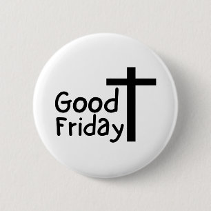 Badge Rond 5 Cm Vendredi saint