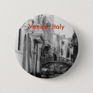 Badge Rond 5 Cm Venise, Italie