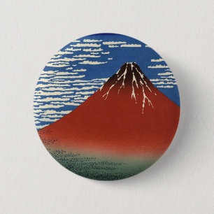 Badge Rond 5 Cm Vent du sud, ciel clair