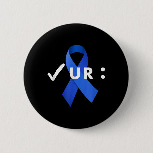 Badge Rond 5 Cm Vérifiez Votre Colon, Les Colonoscopies. Colon Can