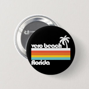Badge Rond 5 Cm Vero Beach Floride