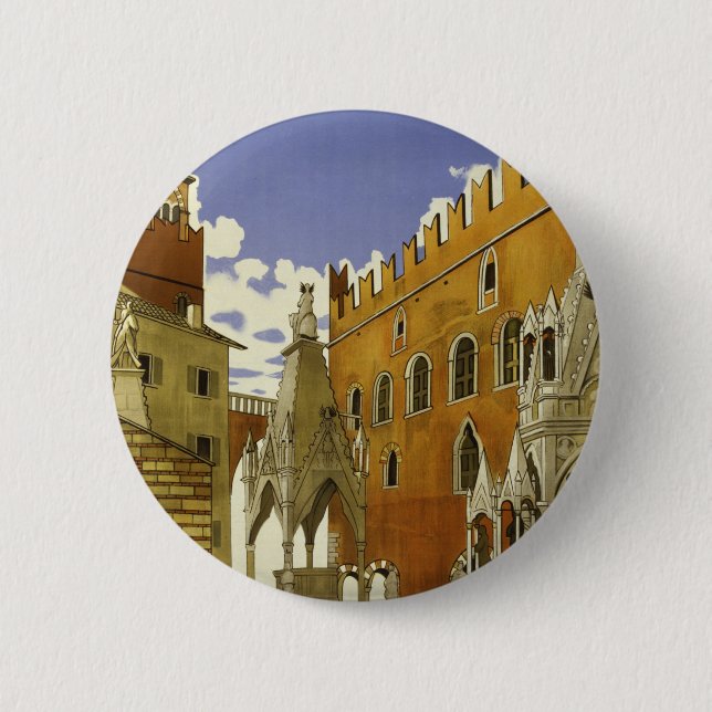 Badge Rond 5 Cm Vérone (Devant)