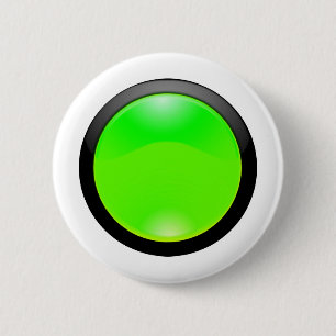 Badge Rond 5 Cm Verre vert