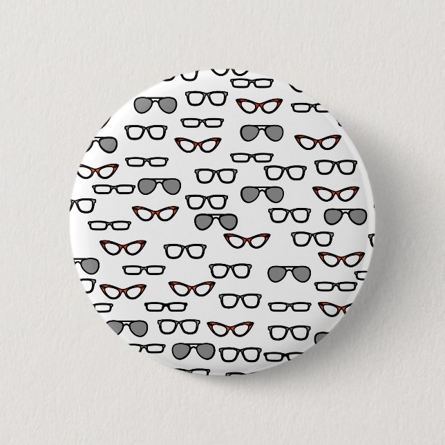 Badge Rond 5 Cm Verres de hippie (Devant)