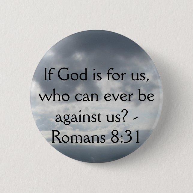Badge Rond 5 Cm Vers inspiré de bible (Devant)