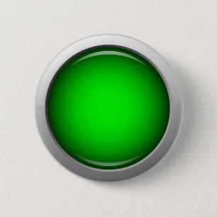 Badge Rond 5 Cm Vert brillant rond