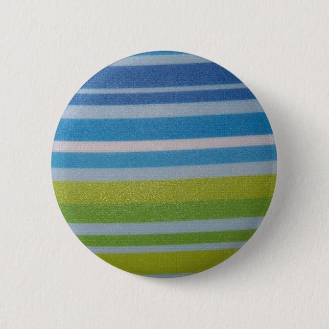 Badge Rond 5 Cm Vert de Stripey ! (Devant)