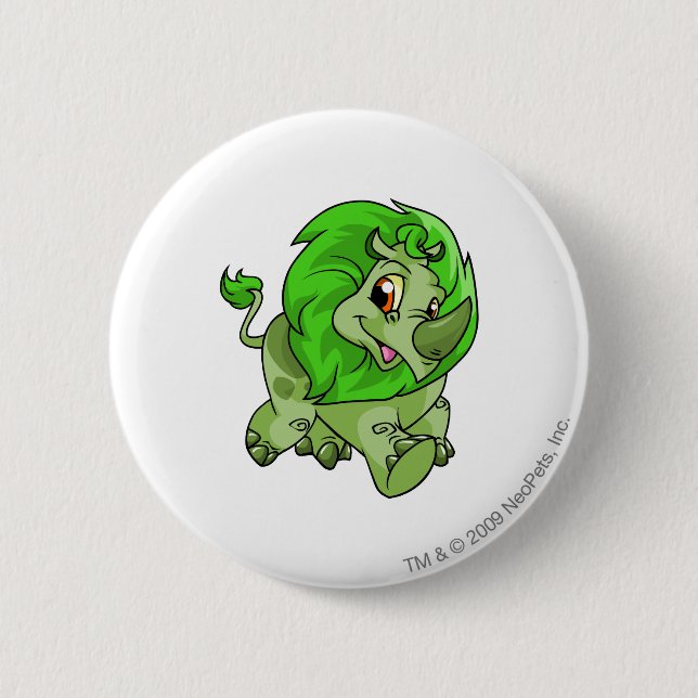 Badge Rond 5 Cm Vert de Tonu (Devant)