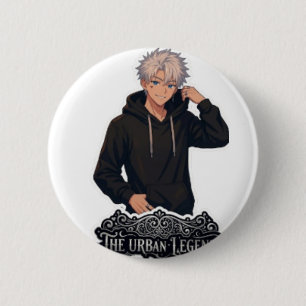 Badge Rond 5 Cm "Vêtements de rue esthétiques Anime Graphisme"