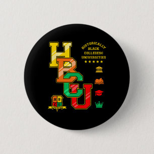 Badge Rond 5 Cm Vêtements Hbcu Universités Noires Historiques