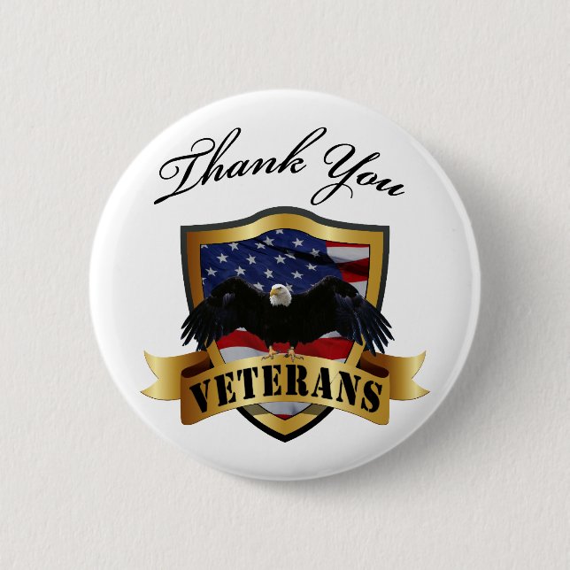 Badge Rond 5 Cm Vétérans de Merci (Devant)