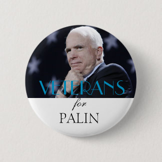 Badge Rond 5 Cm Vétérans pour Palin