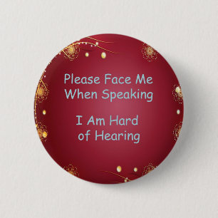 Badge Rond 5 Cm Veuillez me faire face bouton