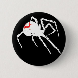 Badge Rond 5 Cm Veuve blanche
