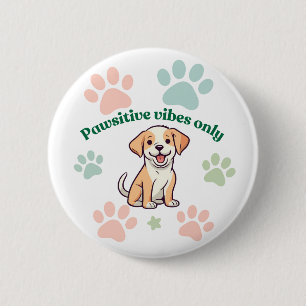 Badge Rond 5 Cm Vibes de tendance uniquement