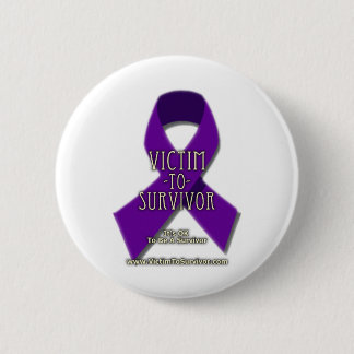 Badge Rond 5 Cm Victime-à-Survivant