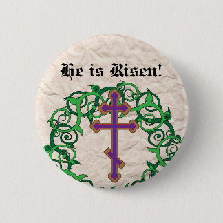 Badge Rond 5 Cm Victoire du Christ !