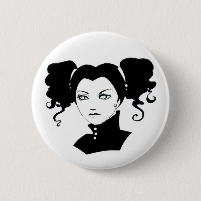 Badge Rond 5 Cm Victoria (Devant)