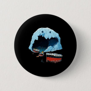 Badge Rond 5 Cm Vidéo drôle de Titanic pour joueurs du navire de c