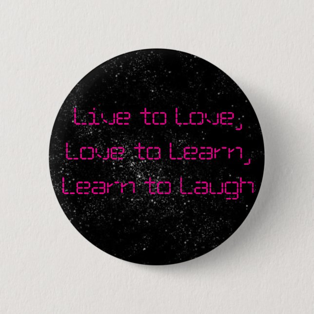 Badge Rond 5 Cm Vie (Devant)