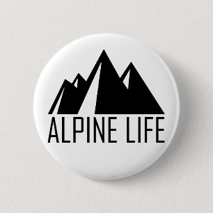 Badge Rond 5 Cm Vie alpine