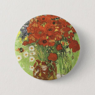 Badge Rond 5 Cm Vie morte - Les papillons rouges