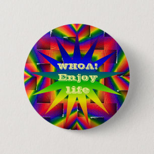 Badge Rond 5 Cm Vie, QUOI !